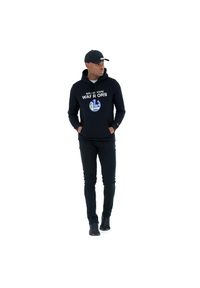 New Era - Bluza z kapturem Golden State Warriors NBA. Typ kołnierza: kaptur. Kolor: czarny #1