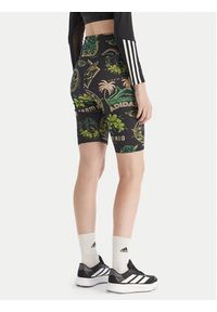 Adidas - adidas Kolarki Farm Bike JM8346 Czarny Slim Fit. Kolor: czarny. Materiał: bawełna #5