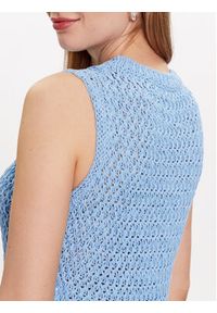 Marella Sweter Maestra 2333611835 Niebieski Regular Fit. Kolor: niebieski. Materiał: bawełna, syntetyk