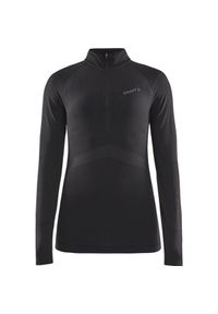 Koszulka z długim rękawem 1/4 zip dla kobiet Craft Active Intensity. Kolor: szary, wielokolorowy, czarny. Długość rękawa: długi rękaw. Długość: długie #1