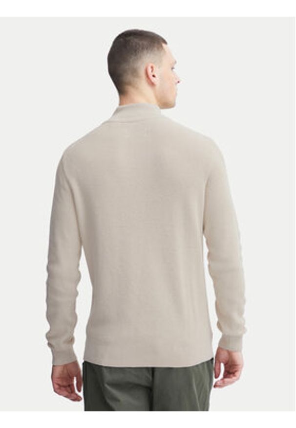 Blend Sweter 20714337 Beżowy Regular Fit. Kolor: beżowy. Materiał: bawełna