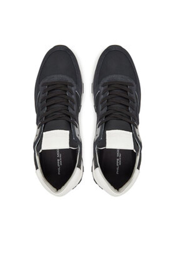 Philippe Model Sneakersy TKLU W006 Czarny. Kolor: czarny. Materiał: zamsz, skóra