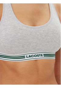 Lacoste Biustonosz top IF8179 Szary. Kolor: szary. Materiał: bawełna