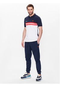 Ellesse Polo Muccio SHR16895 Granatowy Regular Fit. Typ kołnierza: polo. Kolor: niebieski. Materiał: bawełna