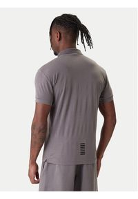EA7 Emporio Armani Polo 8NPF14 PJVQZ U8086 Szary Regular Fit. Typ kołnierza: polo. Kolor: szary. Materiał: bawełna #4