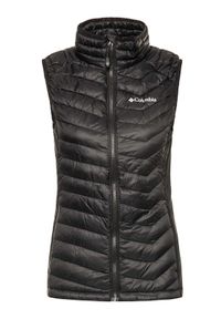columbia - Columbia Bezrękawnik Powder Pass Vest EK0192 Czarny Regular Fit. Kolor: czarny. Materiał: syntetyk. Długość rękawa: bez rękawów