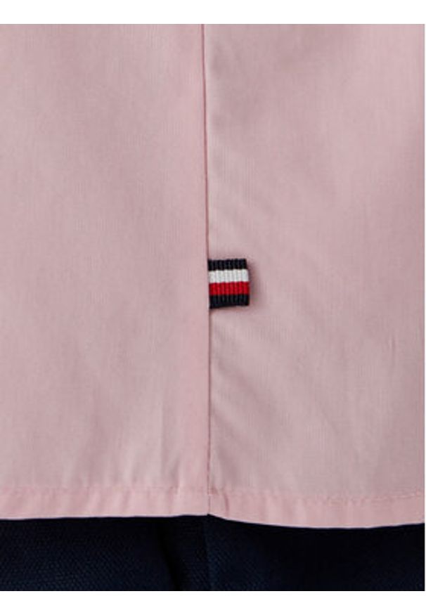 TOMMY HILFIGER - Tommy Hilfiger Koszula WW0WW48899 Różowy jasny Relaxed Fit. Kolor: różowy. Materiał: bawełna
