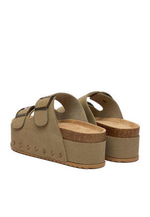 DeeZee Klapki CEO-WS069 Beżowy. Kolor: beżowy. Materiał: materiał