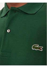 Lacoste Polo L1312 Zielony Classic Fit. Typ kołnierza: polo. Kolor: zielony. Materiał: bawełna