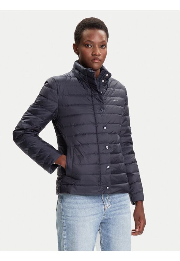 GANT - Gant Kurtka puchowa 4700481 Granatowy Regular Fit. Kolor: niebieski. Materiał: syntetyk