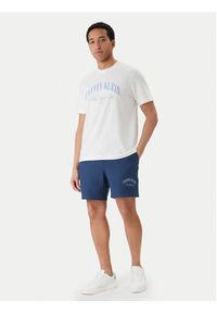 Calvin Klein Jeans Szorty sportowe Collegiate LV04RF275G Granatowy Regular Fit. Kolor: niebieski. Materiał: bawełna. Styl: sportowy #3