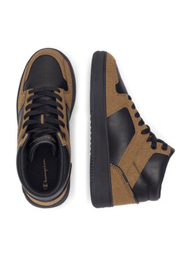 Champion Sneakersy RD18 2.0 MS B GS MID S32980-MS033 Brązowy. Kolor: brązowy. Materiał: skóra