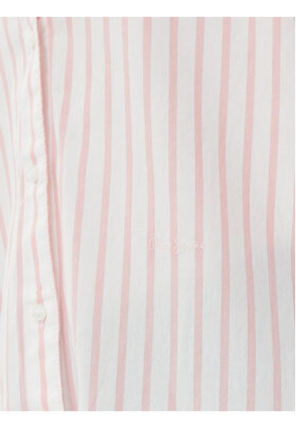 Pepe Jeans Koszula Artemisa PL304975 Różowy Loose Fit. Kolor: różowy. Materiał: bawełna