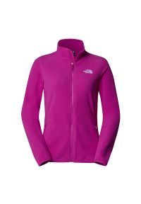 Bluza The North Face 100 Glacier Full-Zip Fleece 0A855O1I71 - różowa. Kolor: różowy. Materiał: polar, poliester, dzianina. Styl: klasyczny. Sport: narciarstwo