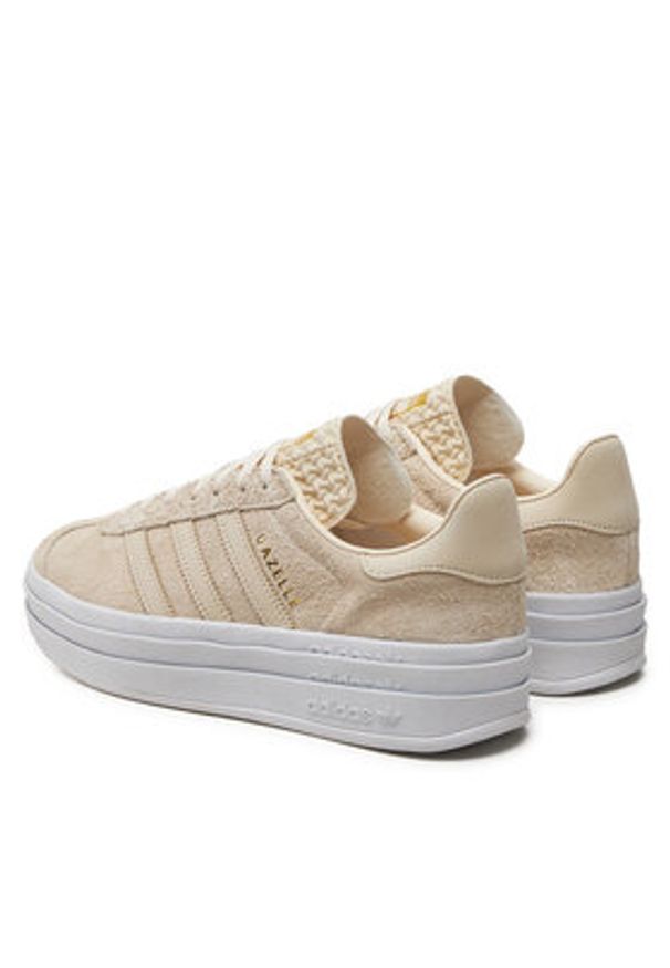 Adidas - adidas Sneakersy Gazelle Bold IG4380 Beżowy. Kolor: beżowy. Materiał: zamsz, skóra. Model: Adidas Gazelle