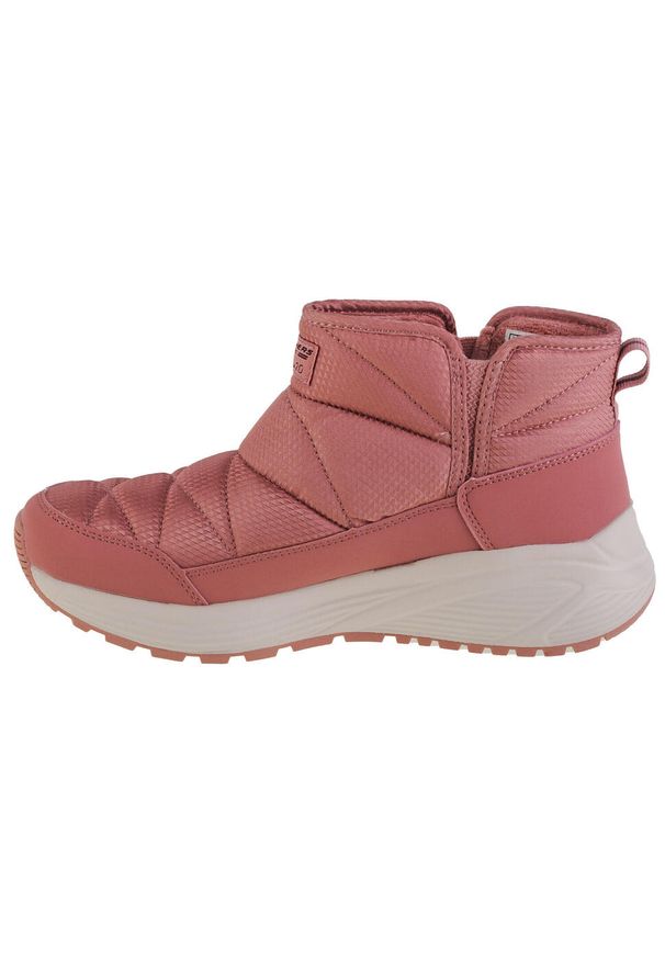 skechers - Buty do chodzenia damskie Skechers Bobs Sparrow 2.0 Puffiez. Zapięcie: bez zapięcia. Kolor: różowy. Materiał: materiał, syntetyk. Szerokość cholewki: normalna. Sport: turystyka piesza