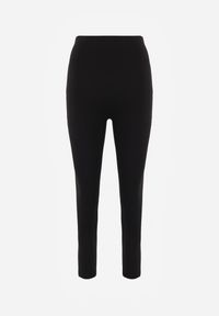 Renee - Czarne Casualowe Legginsy High Waist z Pasem Wspierającym Linię Talii Azivera. Okazja: na co dzień. Stan: podwyższony. Kolor: czarny. Styl: casual #8