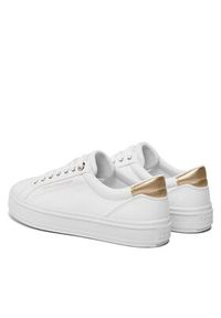 TOMMY HILFIGER - Tommy Hilfiger Sneakersy Essential Vulc Canvas Sneaker FW0FW07682 Biały. Kolor: biały #3