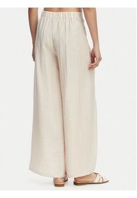 YSABEL MORA - Ysabel Mora Spodnie materiałowe 86272 Beżowy jasny Wide Leg. Kolor: beżowy. Materiał: wiskoza #4