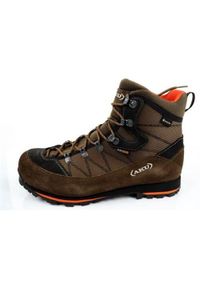 Buty trekkingowe męskie Aku Trekker L3 Gtx. Wysokość cholewki: za kostkę. Zapięcie: sznurówki. Kolor: wielokolorowy, brązowy. Materiał: materiał. Szerokość cholewki: normalna