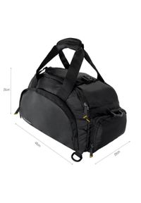 Torba fitness sportowa Wozinsky 40x20x25 cm. Kolor: czarny. Sport: fitness