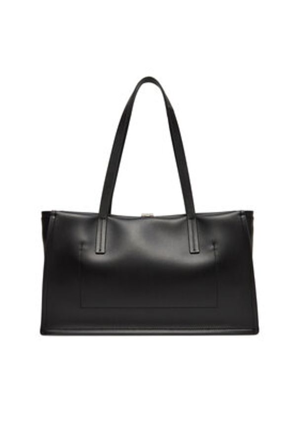 Calvin Klein Torebka Ck Narrate E/W Shoulder Bag K60K612987 Czarny. Kolor: czarny. Materiał: skórzane
