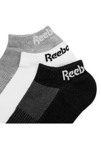 Reebok Zestaw 3 par niskich skarpet unisex R0356-SS24 (3-pack) Kolorowy. Materiał: syntetyk. Wzór: kolorowy