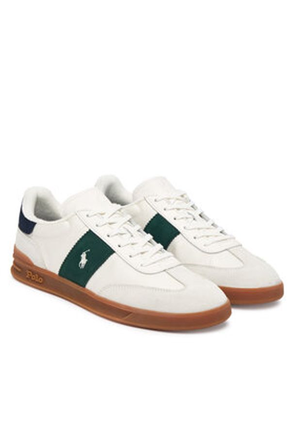 Polo Ralph Lauren Sneakersy 809P01616003 Biały. Kolor: biały. Materiał: skóra