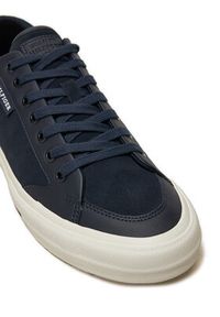 TOMMY HILFIGER - Tommy Hilfiger Sneakersy Vulc Street Low FM0FM05458 Granatowy. Kolor: niebieski. Materiał: skóra #3