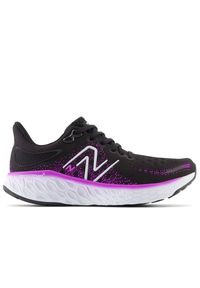 Buty New Balance Fresh Foam 1080 v12 W108012J - czarne. Kolor: czarny. Materiał: guma, materiał, syntetyk. Szerokość cholewki: normalna. Sport: bieganie, fitness