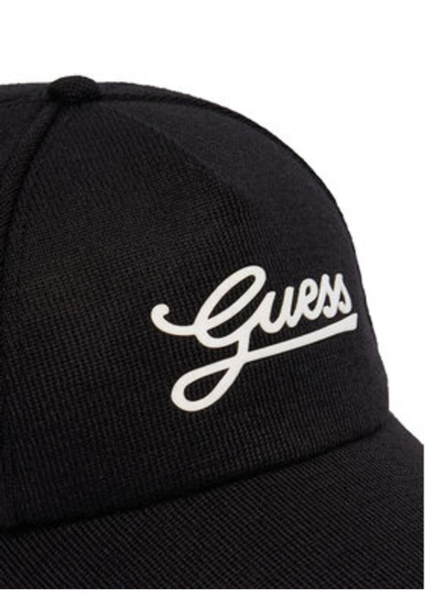 Guess Czapka z daszkiem AW5182 WOL01 Czarny. Kolor: czarny. Materiał: akryl