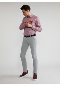 Pako Lorente - PAKO LORENTE – Spodnie męskie szare P22SF-WX-001-S-0. Okazja: na co dzień. Kolor: szary. Materiał: poliester, elastan, wiskoza. Wzór: gładki. Styl: casual, klasyczny #4