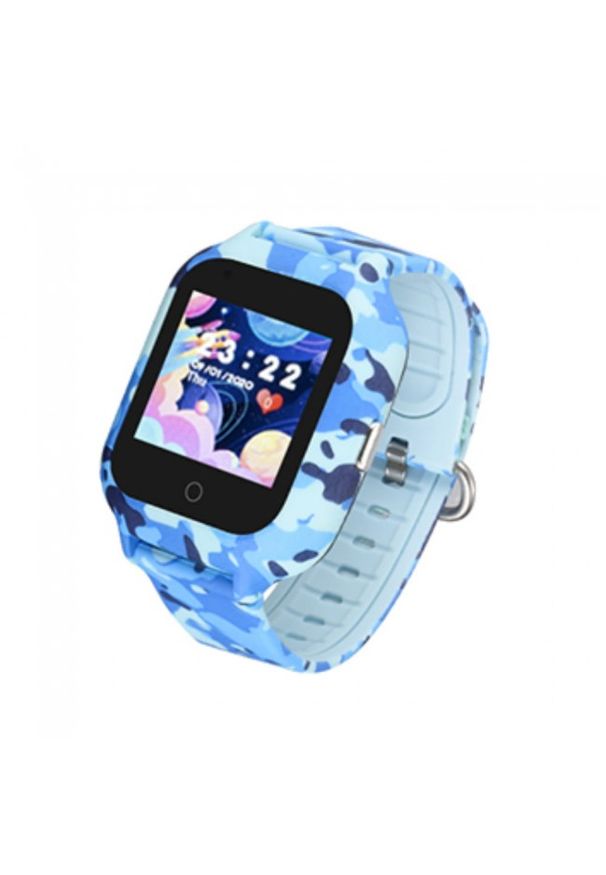 GARETT - Smartwatch Garett Kids Moro 4G niebieski. Rodzaj zegarka: smartwatch. Kolor: niebieski