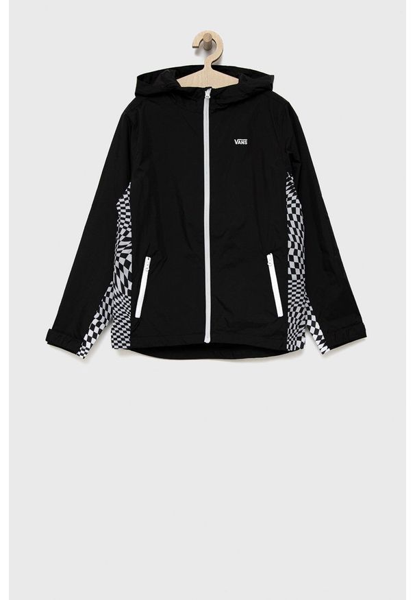 Vans kurtka dziecięca kolor czarny. Okazja: na co dzień. Kolor: czarny. Długość: długie. Styl: casual