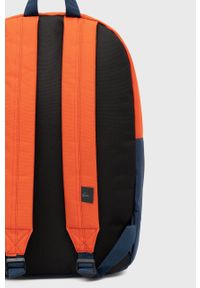 Quiksilver plecak męski kolor pomarańczowy duży z nadrukiem. Kolor: pomarańczowy. Wzór: nadruk