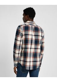 Lee - MĘSKA KOSZULA KRATA LEE LEESURE SHIRT BLUE 112355726