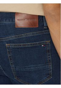 TOMMY HILFIGER - Tommy Hilfiger Szorty jeansowe Brooklyn MW0MW39196 Granatowy Slim Fit. Kolor: niebieski. Materiał: bawełna