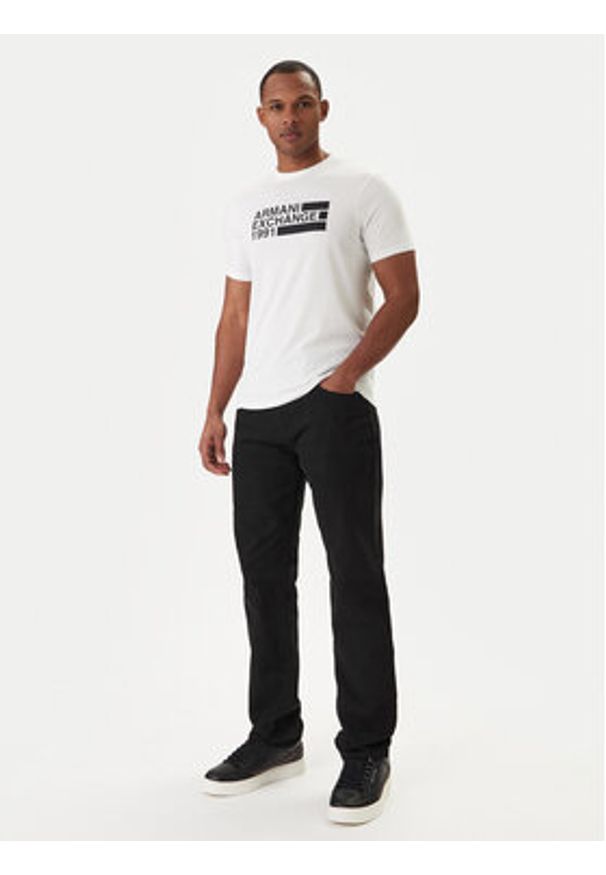 Armani Exchange Jeansy XM000049 AF14267 UC001 Czarny Slim Fit. Kolor: czarny