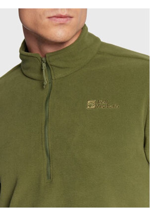 Jack Wolfskin Polar Taunus 1709522 Zielony Regular Fit. Kolor: zielony. Materiał: syntetyk, polar
