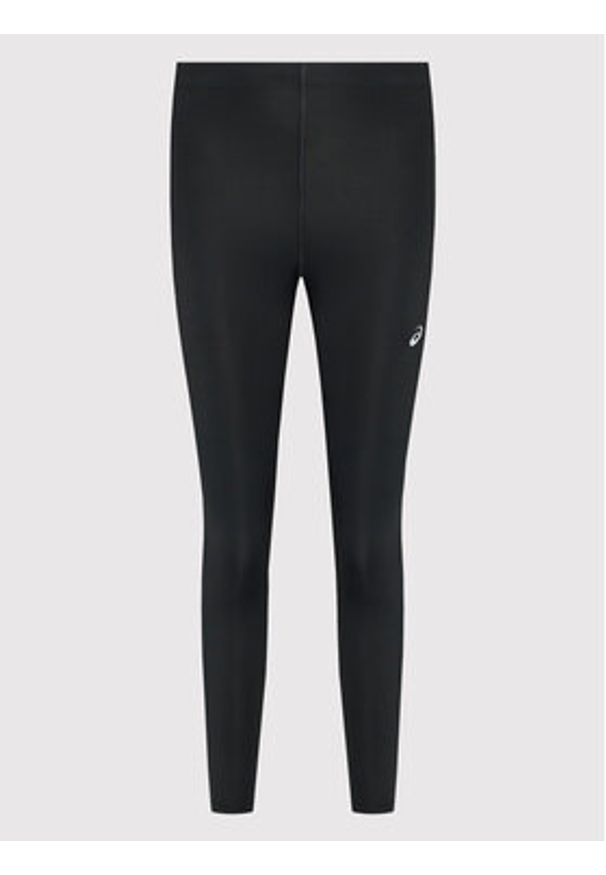 Asics Legginsy Race 2012C347 Czarny Slim Fit. Kolor: czarny. Materiał: syntetyk
