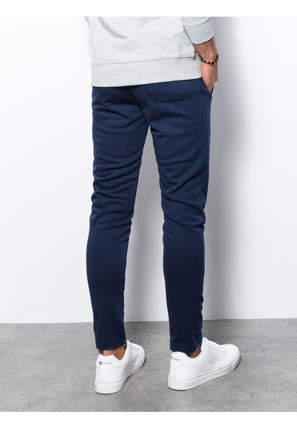 Niebieskie spodnie Ombre Clothing klasyczne