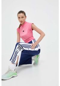 adidas Originals spodnie dresowe Adicolor Classics Adibreak Track Pants IK3853 kolor granatowy wzorzyste. Kolor: niebieski. Materiał: dresówka #1