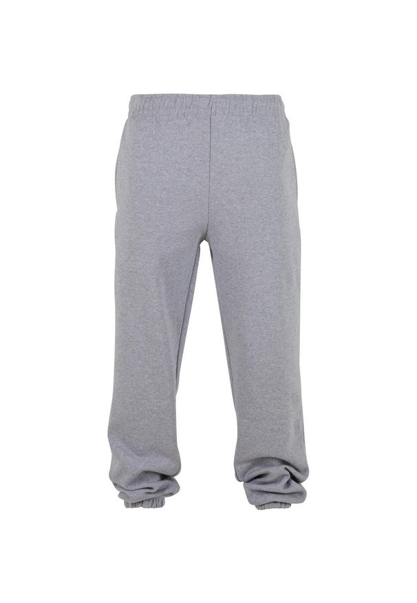 Urban Classics - Męskie Luźne Spodnie Dresowe Basic. Kolor: szary. Materiał: dresówka