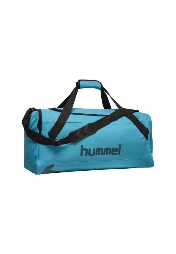 Torba sportowa dla dorosłych Hummel Core Sports Bag. Kolor: niebieski. Styl: sportowy