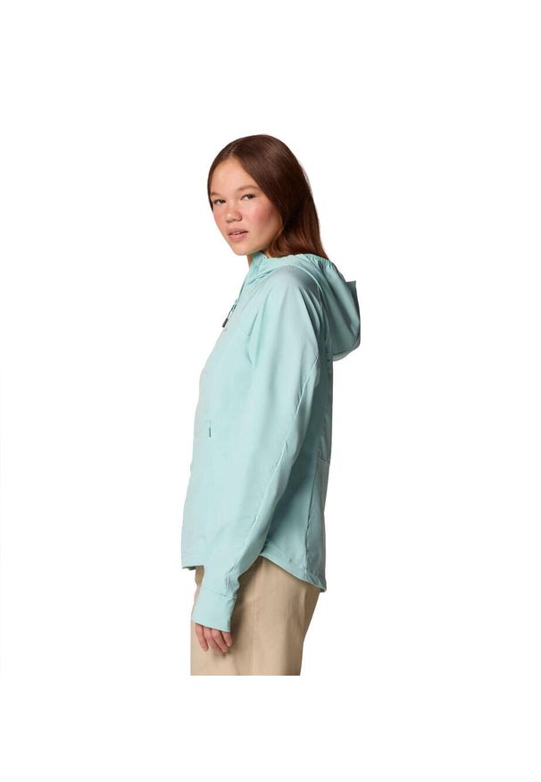 columbia - Kurtka softshell damska Columbia Sweet As III Hooded Softshell. Kolor: niebieski. Materiał: softshell