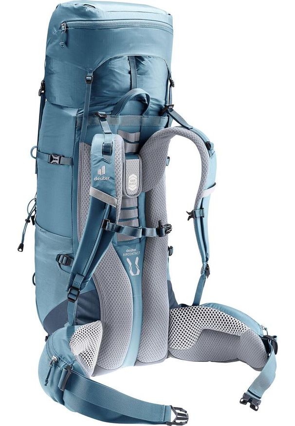 Plecak trekkingowy Deuter Aircontact Lite 40 + 10 - atlantic/ink. Kolor: niebieski. Styl: sportowy