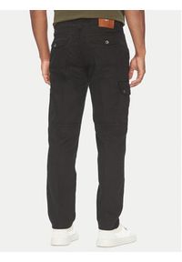 Aeronautica Militare Spodnie materiałowe 251PA1662CT3526 Czarny Regular Fit. Kolor: czarny. Materiał: bawełna, len #5