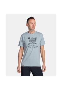 Męski bawełniany t-shirt Kilpi SKULLY-M. Kolor: szary. Materiał: bawełna