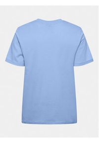 Pieces T-Shirt Ria 17086970 Niebieski Regular Fit. Kolor: niebieski. Materiał: bawełna