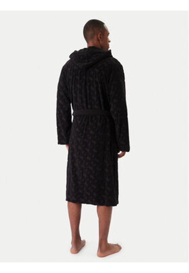 BOSS Szlafrok Fashion Robe 50479411 Czarny. Kolor: czarny. Materiał: bawełna